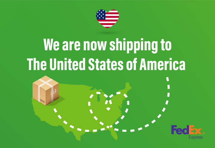 We Are Now Shipping To The U.S.A
