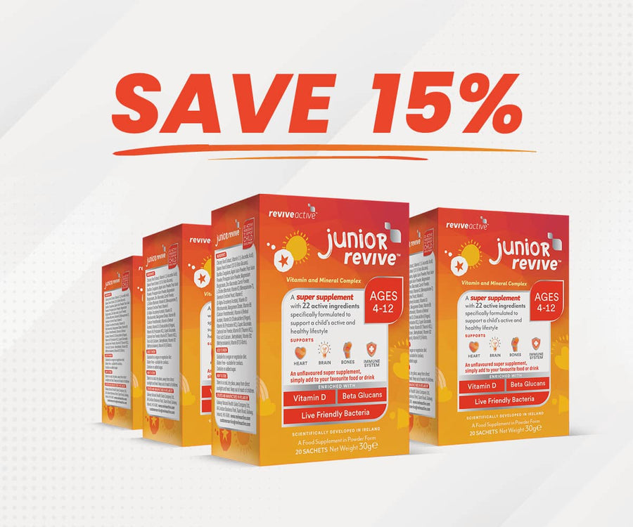 Junior Revive 6 BOXES (120 SACHETS) Vitamins & Supplements Revive Active