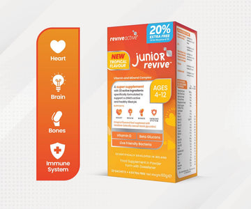 Junior Revive Tropical Flavour 20% Extra Free 1 BOX (24 SACHETS) Vitamins & Supplements Revive Active