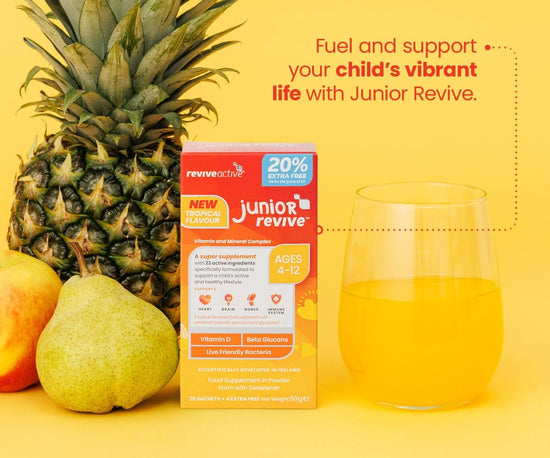 Junior Revive Tropical Flavour 20% Extra Free Vitamins & Supplements Revive Active