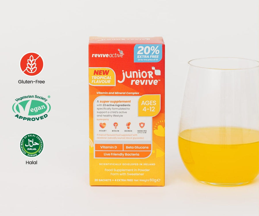 Junior Revive Tropical Flavour 20% Extra Free Vitamins & Supplements Revive Active