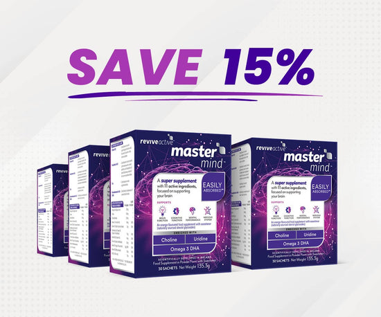 Mastermind 6 Boxes (180 Sachets) Vitamins & Supplements Revive Active