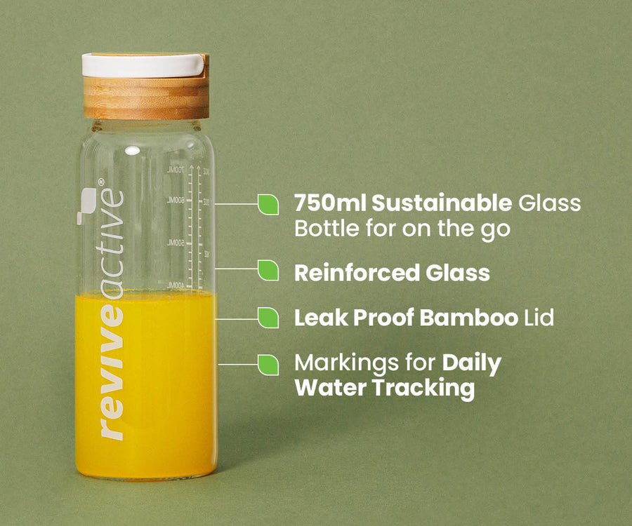 Premium Glass Bottle Shaker Revive Active (RoW)