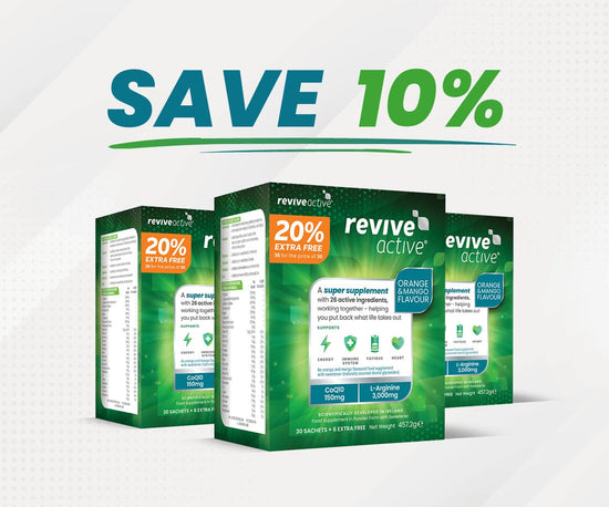 Revive Active - Orange & Mango Flavour 20% Extra Free 3 BOXES (108 SACHETS) Vitamins & Supplements Revive Active