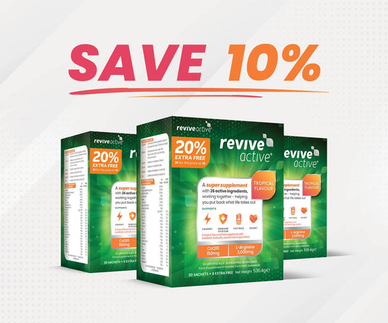 Revive Active – Tropical Flavour 20% Extra Free 3 BOXES (108 SACHETS) Revive Active (RoW)