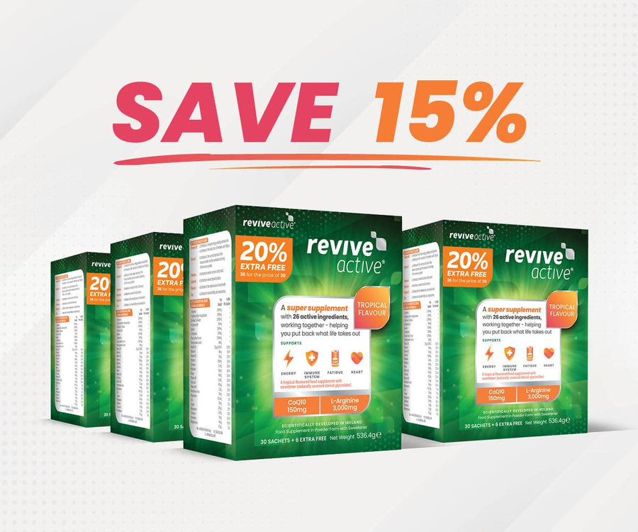 Revive Active – Tropical Flavour 20% Extra Free 6 BOXES (216 SACHETS) Revive Active (RoW)