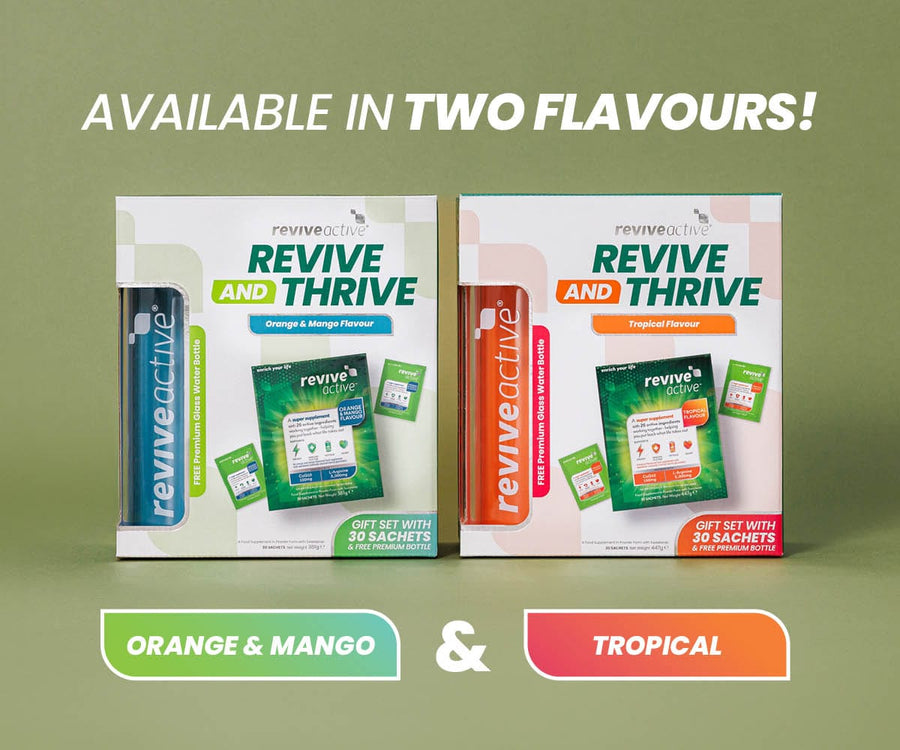 Revive & Thrive Orange and Mango Flavour Revive Active (RoW)