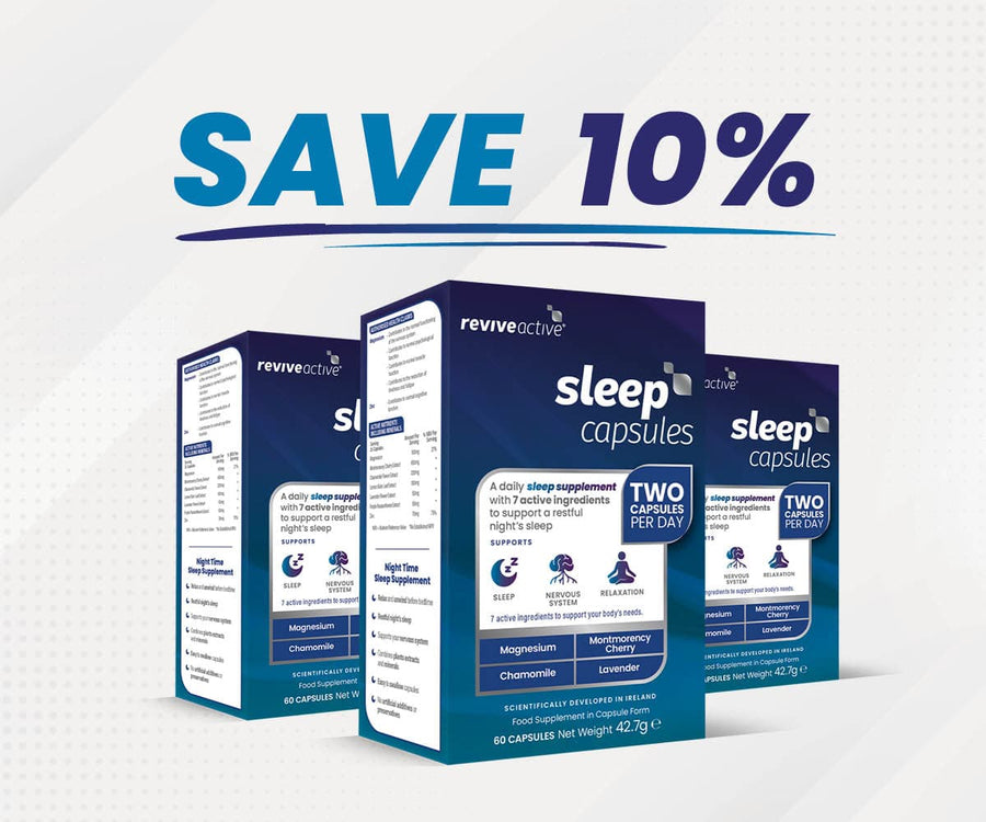 Sleep Capsules 3 BOXES (180 CAPSULES) Vitamins & Supplements Revive Active (RoW)