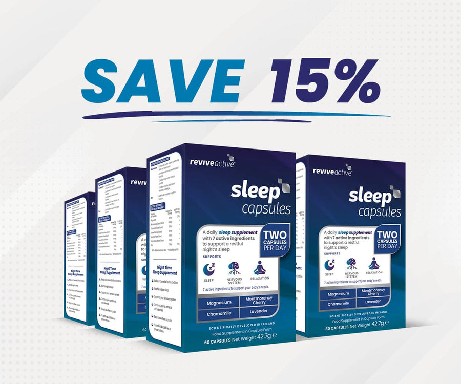 Sleep Capsules 6 BOXES (360 CAPSULES) Vitamins & Supplements Revive Active (RoW)