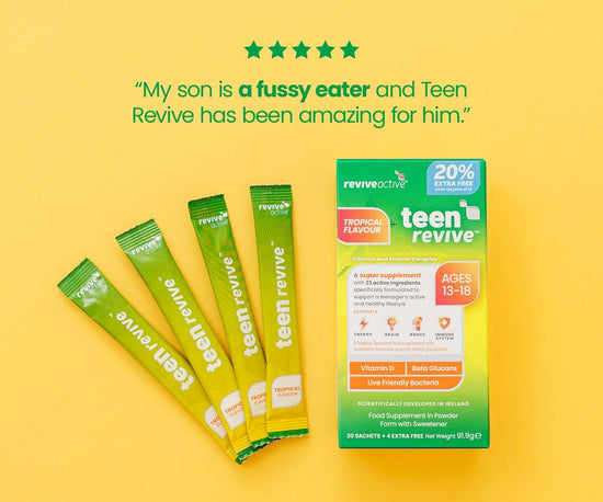 Teen Revive Tropical Flavour 20% Extra Free Vitamins & Supplements Revive Active