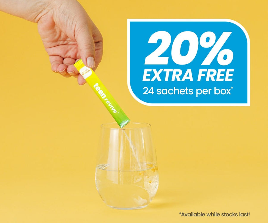 Teen Revive Tropical Flavour 20% Extra Free Vitamins & Supplements Revive Active