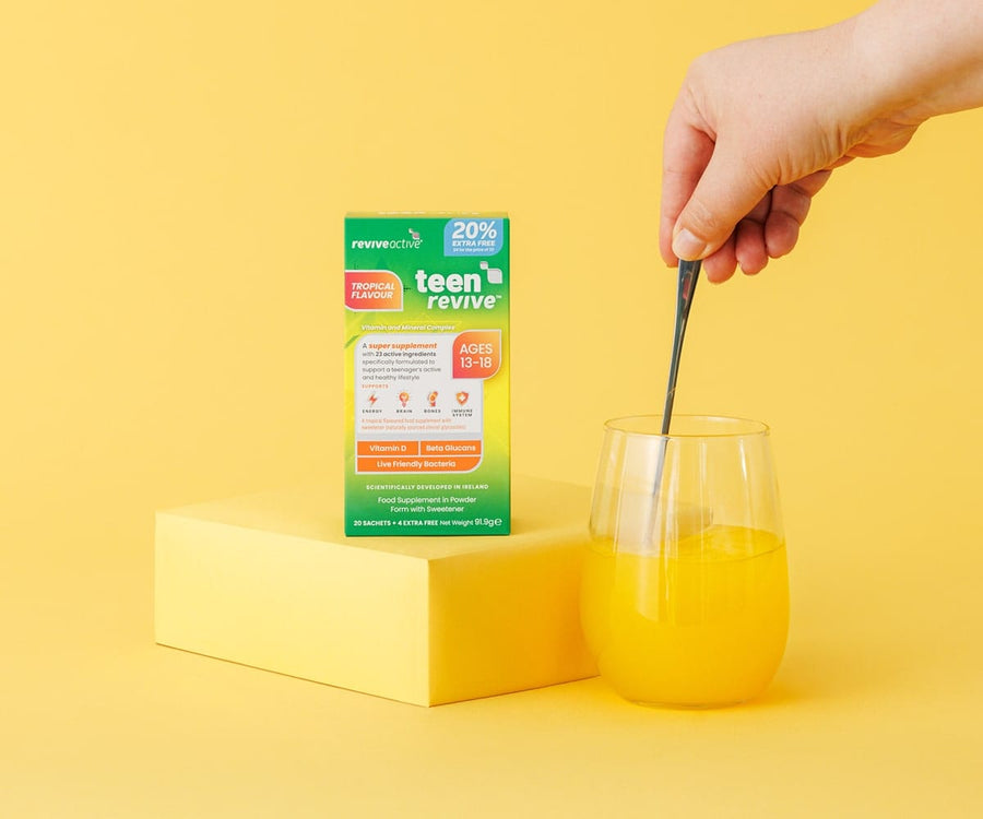 Teen Revive Tropical Flavour 20% Extra Free Vitamins & Supplements Revive Active