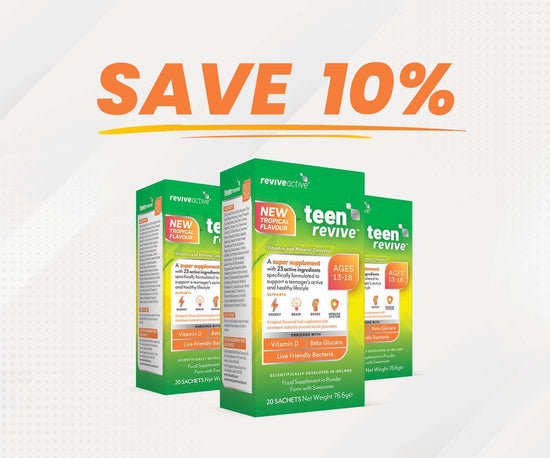 Teen Revive Tropical Flavour 3 Boxes (60 Sachets) Vitamins & Supplements Revive Active