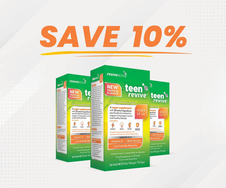 Teen Revive Tropical Flavour 3 BOXES (60 SACHETS) Vitamins & Supplements Revive Active