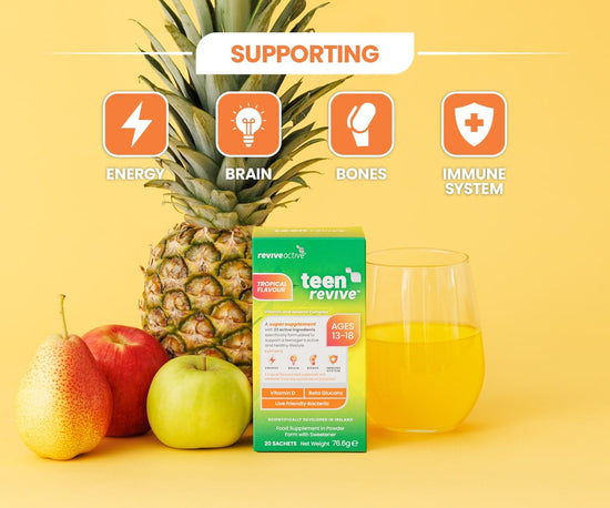 Teen Revive Tropical Flavour Vitamins & Supplements Revive Active
