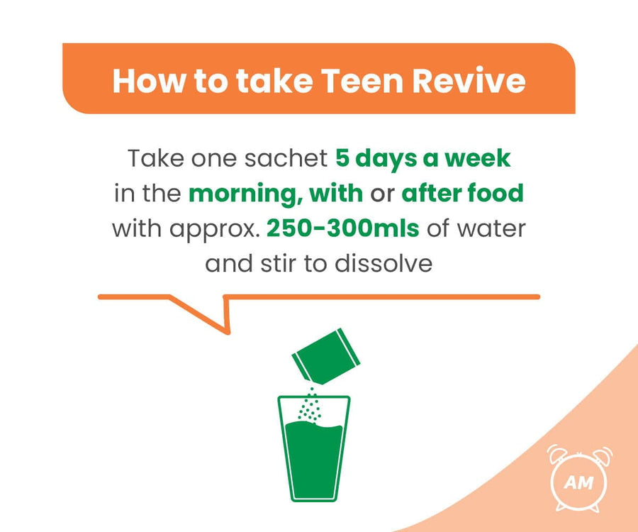 Teen Revive Tropical Flavour Vitamins & Supplements Revive Active