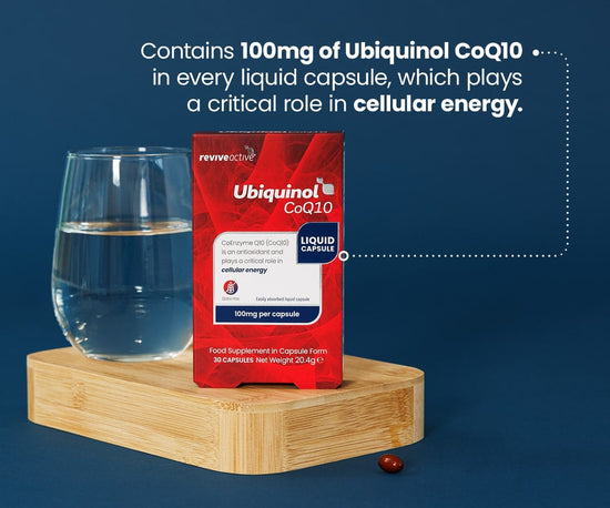 Ubiquinol Coenzyme Q10 Vitamins & Supplements Revive Active