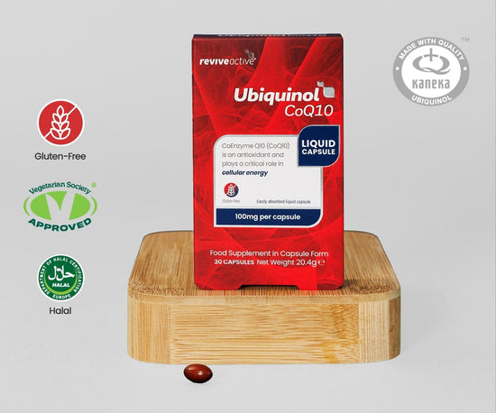 Ubiquinol Coenzyme Q10 Vitamins & Supplements Revive Active