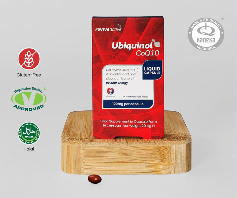 Ubiquinol Coenzyme Q10 Vitamins & Supplements Revive Active