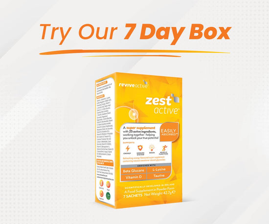Zest Active 7 Day Box Vitamins & Supplements Revive Active
