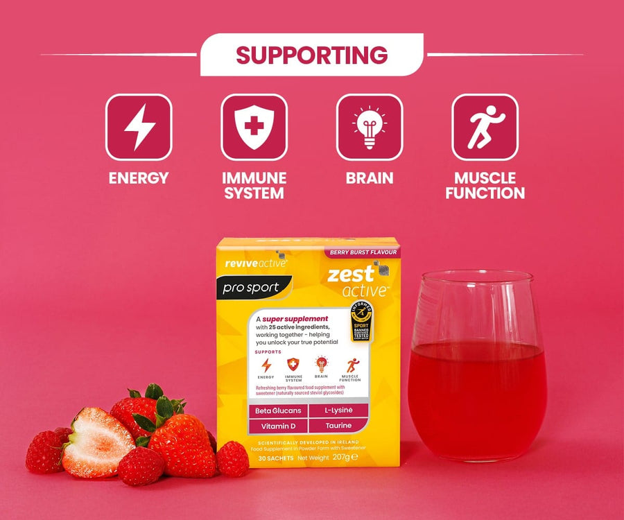 Zest Active Berry Burst Pro Sport Edition Revive Active (RoW)